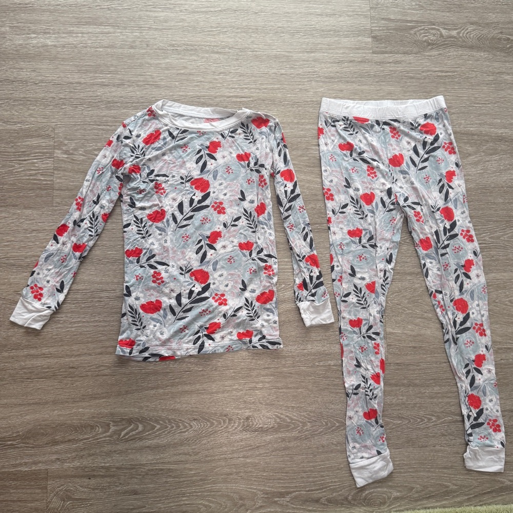 Little Sleepies Floral Pajama Set 7/8